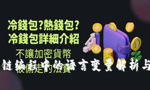 区块链编程中的语言变量解析与应用